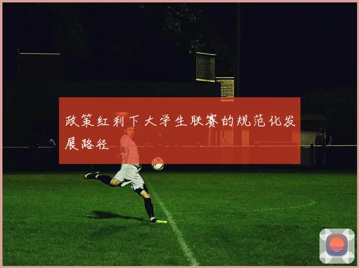 政策红利下大学生联赛的规范化发展路径